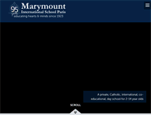 Tablet Screenshot of marymount.fr