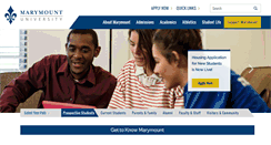 Desktop Screenshot of marymount.edu
